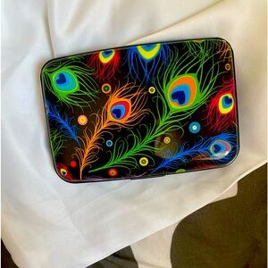 ELFISH Mini RFID Aluminum Wallet Credit Cards Holder Business Card Case Metal ID